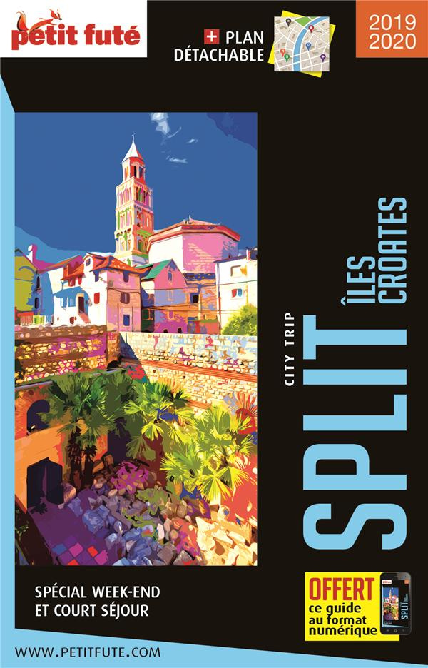 Split. Iles croates, Edition 2019-2020, avec 1 Plan détachable