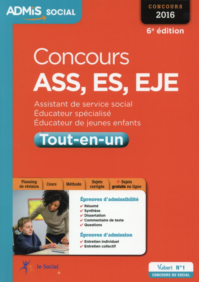 Concours ASS, ES, EJE Tout-en-un. 6e édition