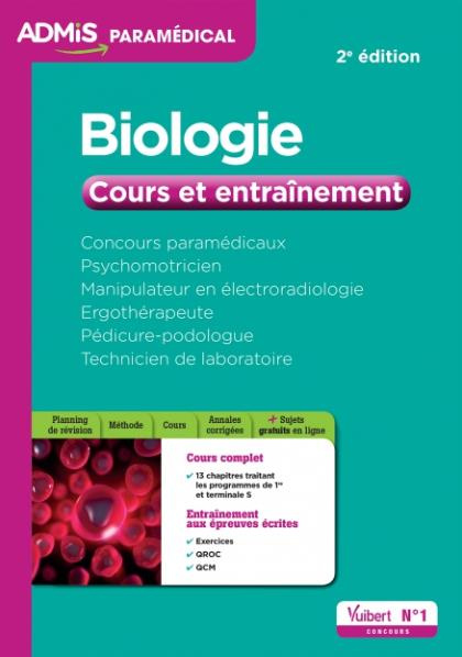 Concours paramédicaux - Biologie. Psychomotricien, manipulateur en électroradiologie, ergothérapeute
