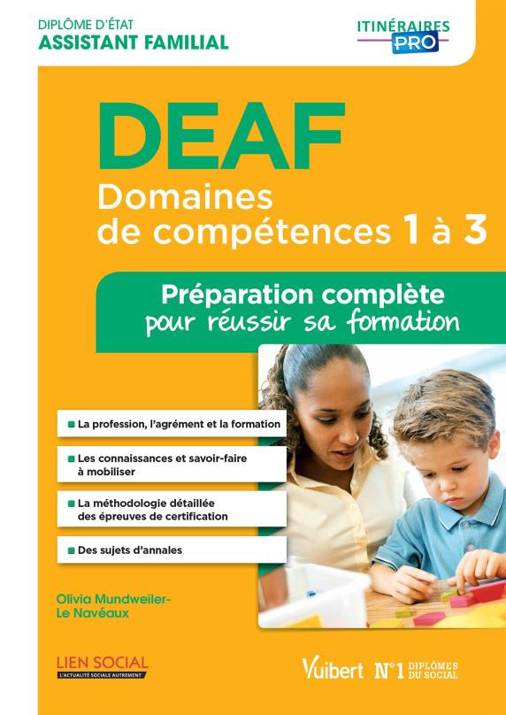 DEAF DC1 à 3 . Préparation complète pour réussir sa formation