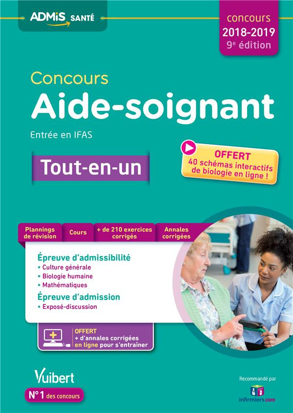 Concours aide-soignant. Entrée en IFAS, Edition 2018-2019