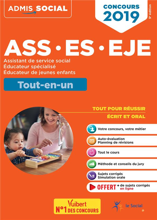 Concours ASS, ES, EJE Assistant de service social, Educateur spécialisé, Educateur de jeunes enfants