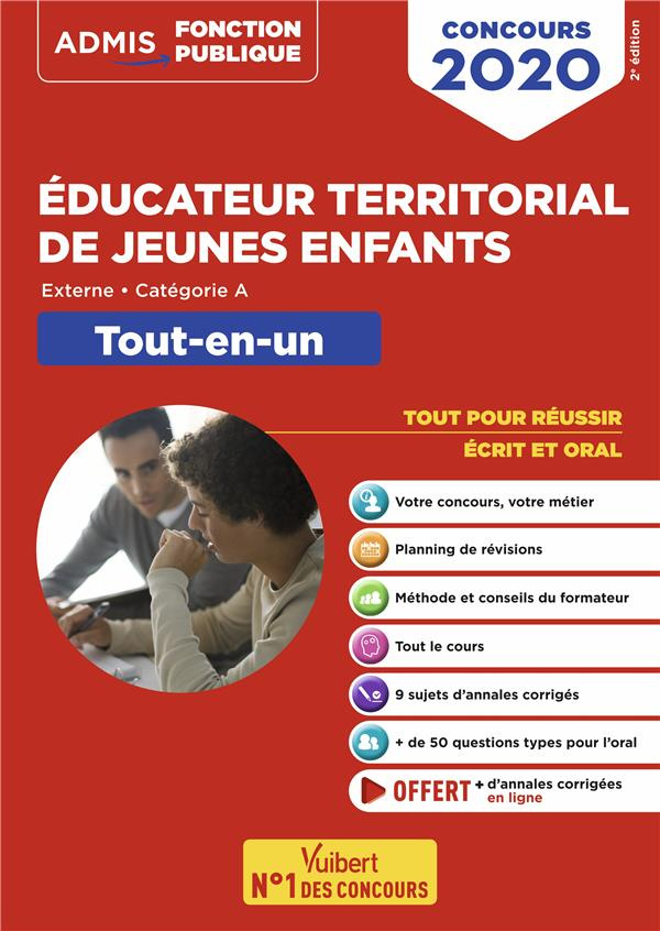 Concours éducateur territorial de jeunes enfants. Tout-en-un, Edition 2020