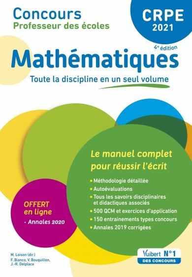 Mathématiques CRPE. Le manuel complet pour réussir l'écrit, Edition 2021