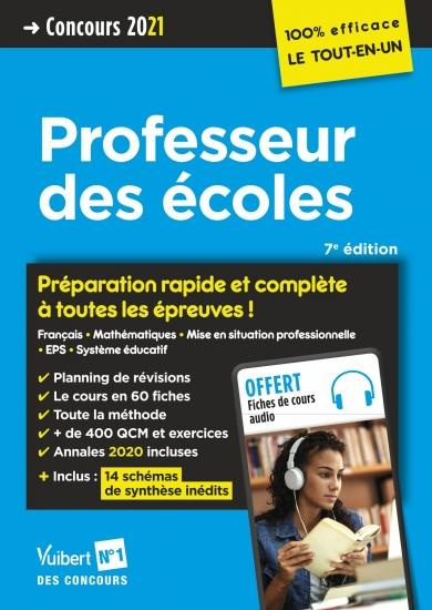 Concours Professeur des écoles. Edition 2021