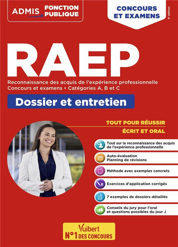 RAEP Reconnaissance des acquis de l'expérience professionnelle, concours et examens catégories A, B