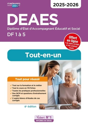 DEAES DF 1 à 5 . Tout-en-un, Edition 2025-2026