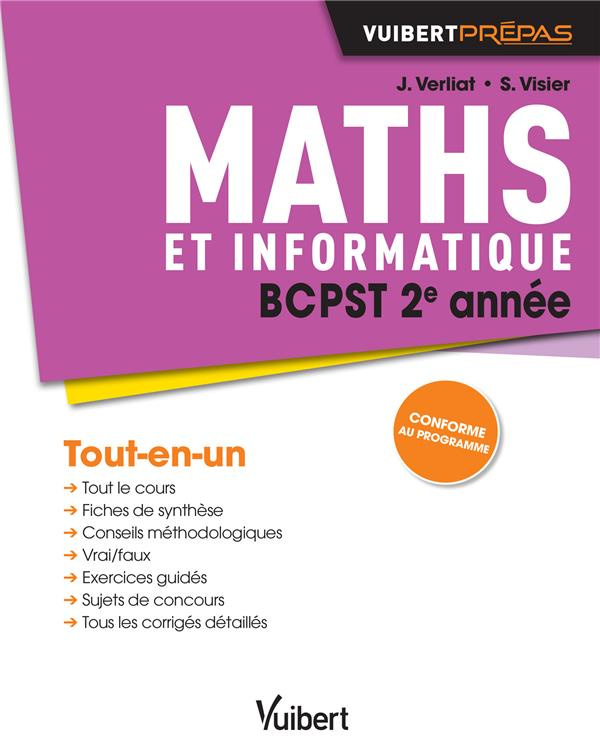 Maths et informatique BCPST 2e année