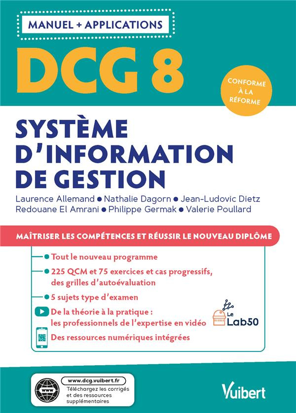 Système d'information de gestion DCG 8. Manuel et Applications, Edition 2022-2023