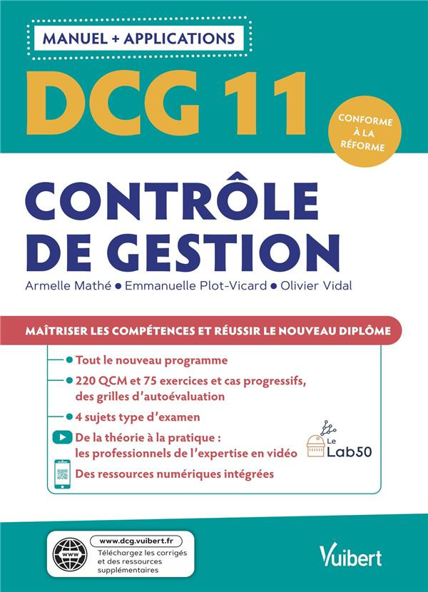 DCG 11 Contrôle de gestion. Edition 2021-2022