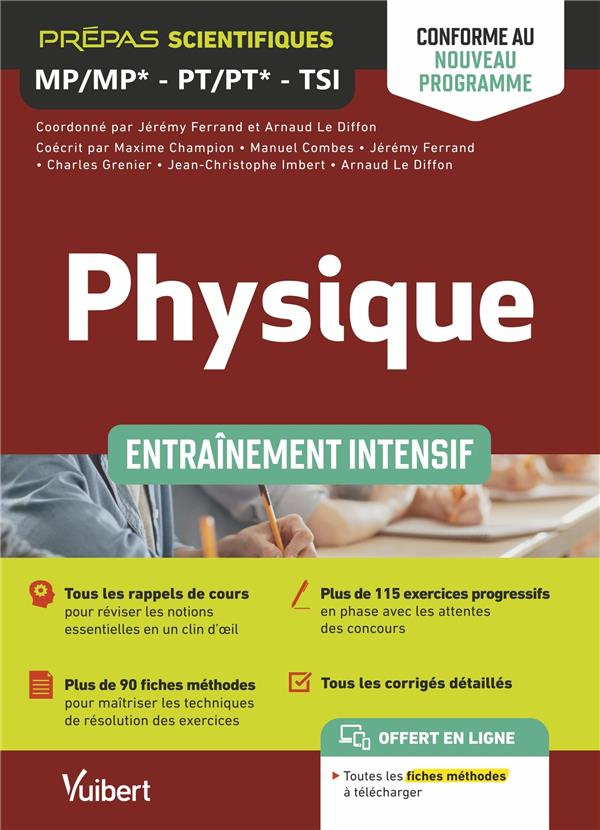 Physique MP/MP*-PT/PT*-TSI. Entraînement intensif