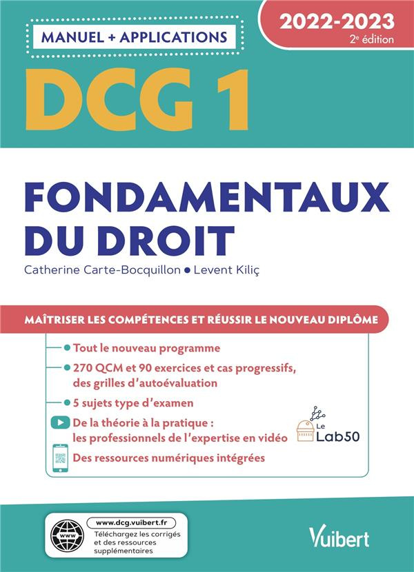 DCG 1 Fondamentaux du droit. Edition 2022-2023