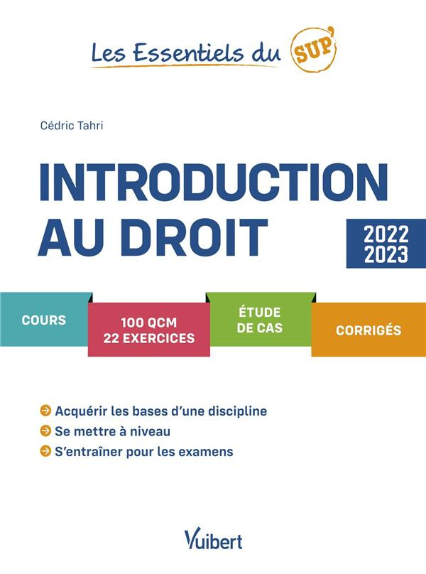 Introduction au droit. Edition 2022-2023