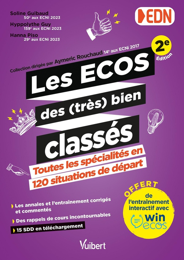 Les ECOS des (très) bien classés. 2e édition