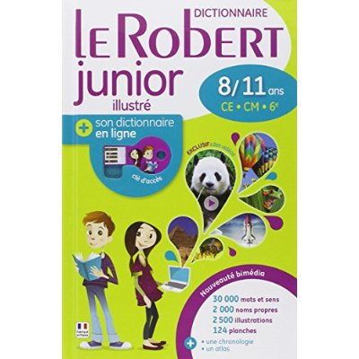 Le Robert Junior illustré CE/CM/6e 8/11 ans. Avec une clé