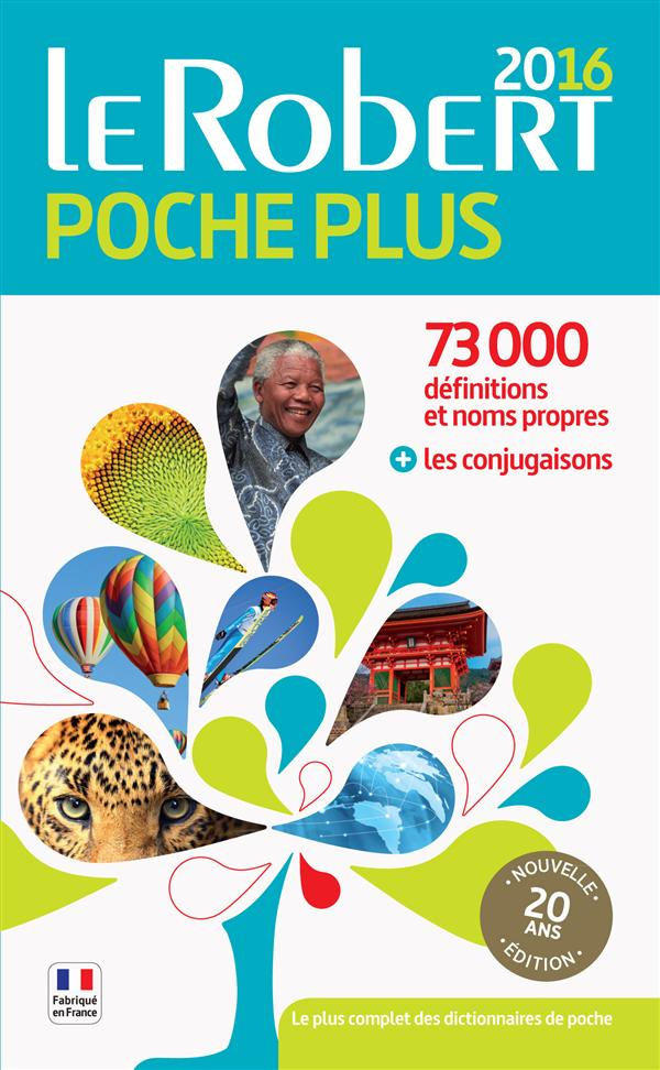 Le Robert poche plus. Edition 2016