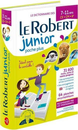 Le Robert junior poche plus. CE-CM-6e
