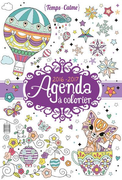 Agenda 2016-2017 à colorier