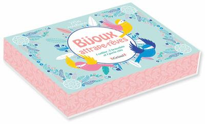 Bijoux attrape-rêves. Coffret avec 1 collier, 2 bracelets et 1 porte-clés