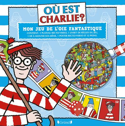 Où est Charlie ? Mon jeu de l'oie fantastique - Avec 1 plateau recto/verso, 1 livret de règles du je