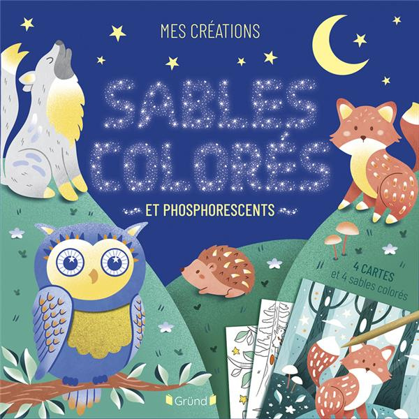 SABLES COLORES ET PHOSPHORESCENTS