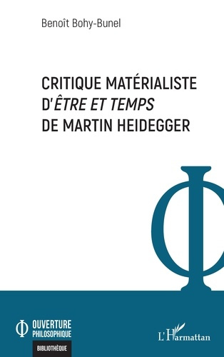 Critique matérialiste d’Etre et temps de Martin Heidegger