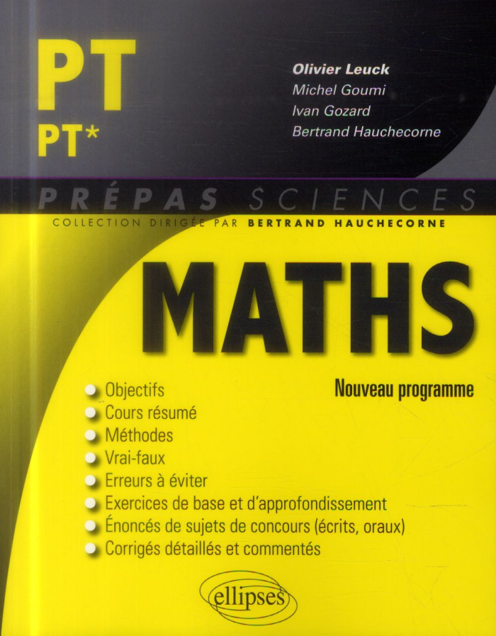 Mathématiques PT/PT*