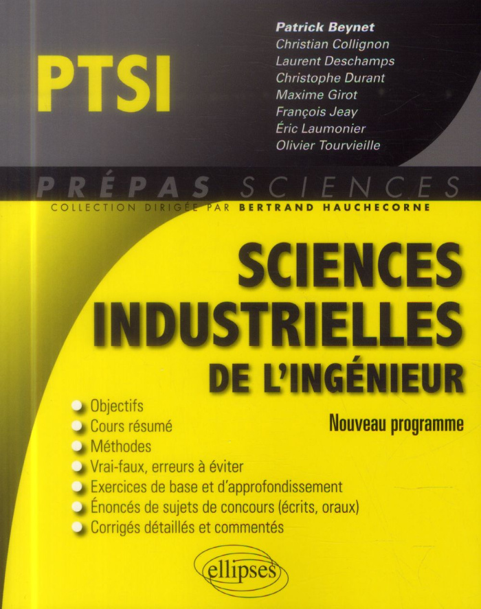 Sciences industrielles de l'ingénieur PTSI