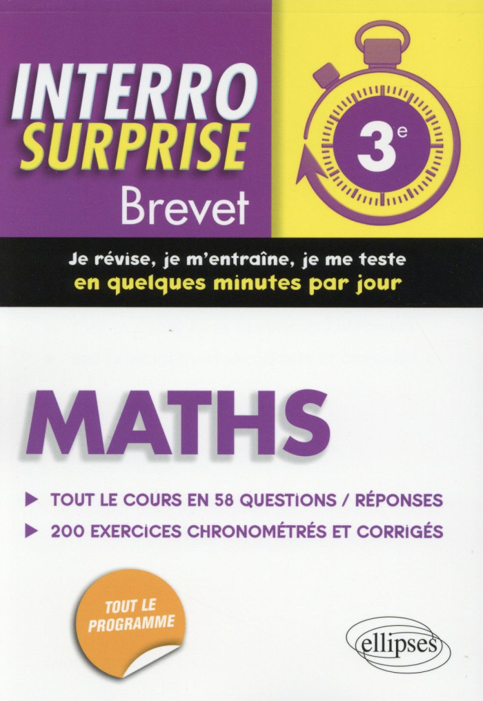 Maths 3e Brevet