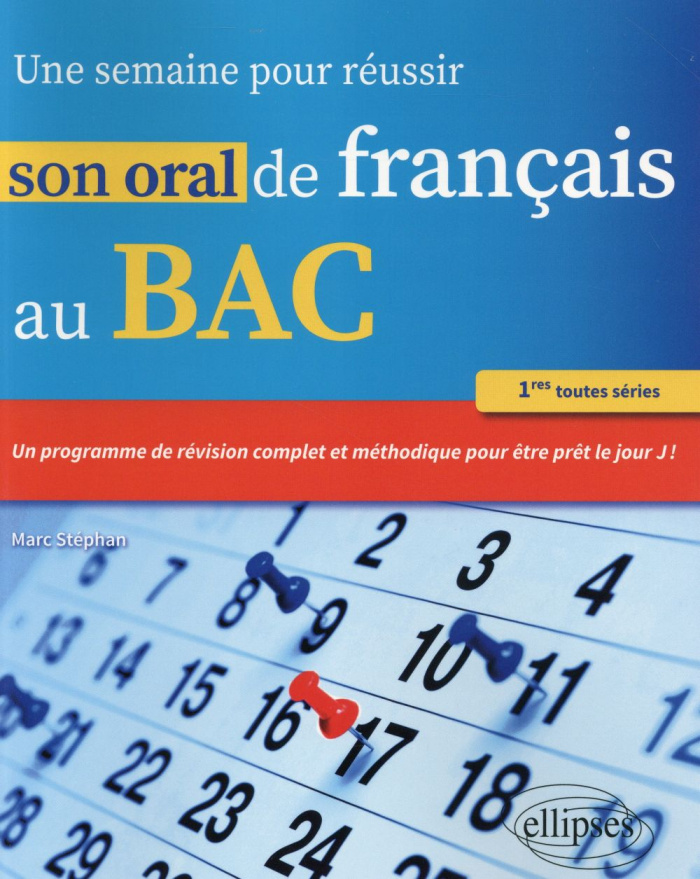 Une semaine pour réussir son oral de français au BAC