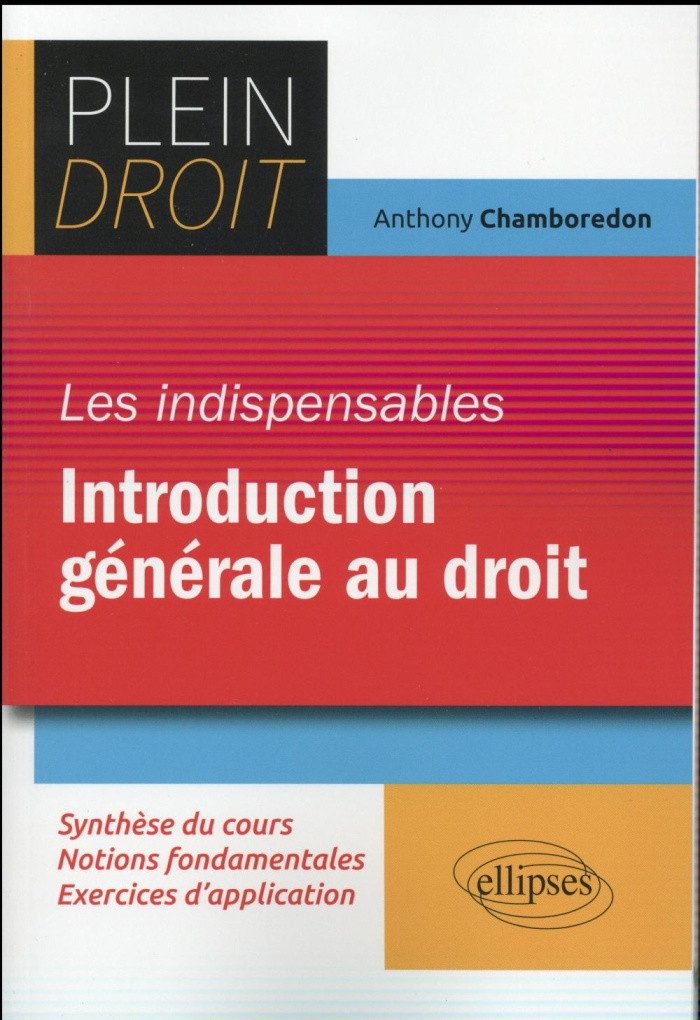 Les indispensables Introduction générale au droit