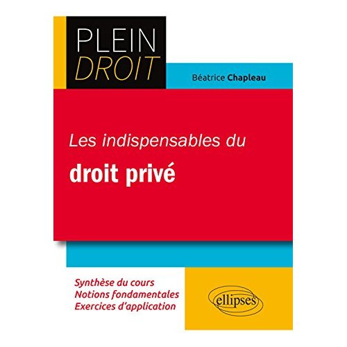 Les indispensables du droit privé