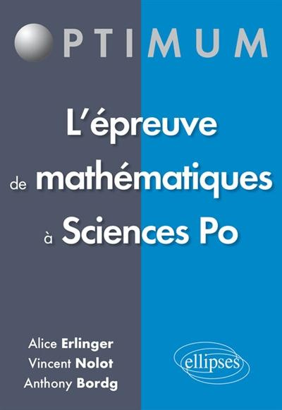 L'épreuve de mathématiques à Sciences Po