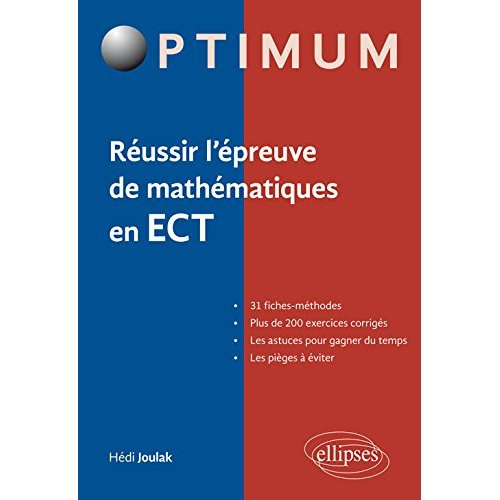 Réussir l'épreuve de mathématiques en ECT
