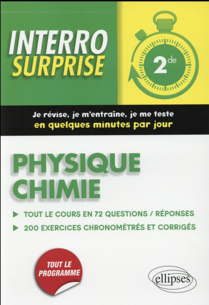Physique Chimie 2de