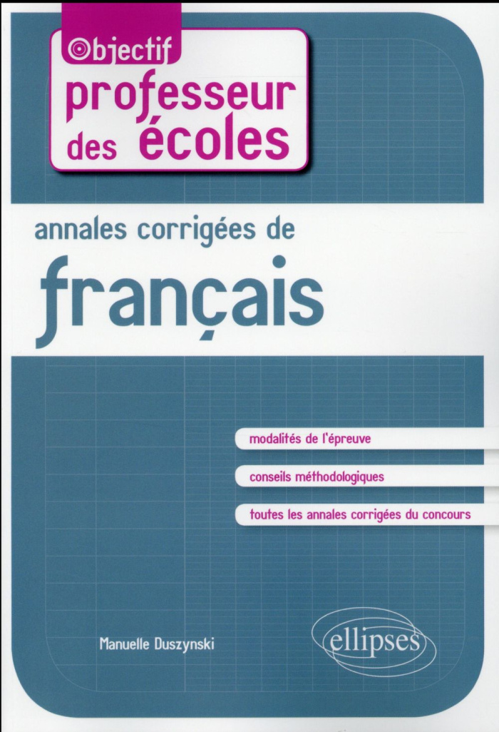 Annales corrigées de français