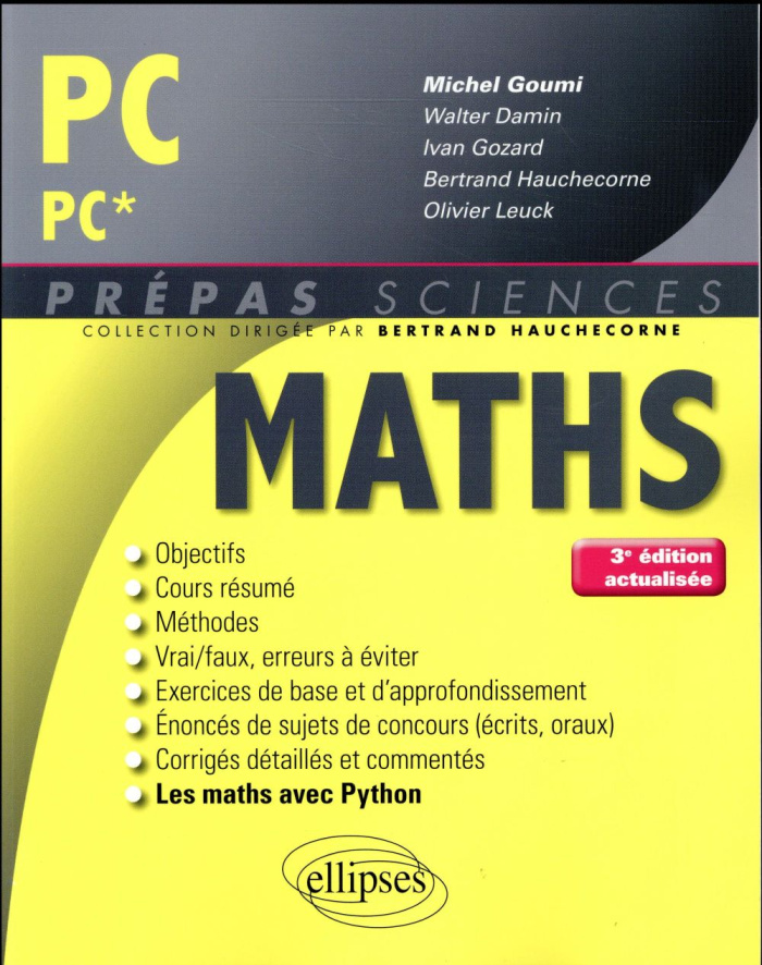Mathématiques PC/PC*. 3e édition