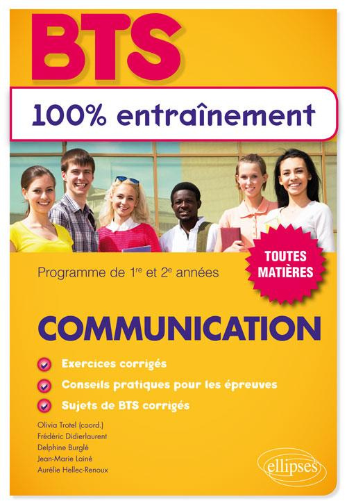 BTS Communication. Programme de 1re et 2e années toutes matières