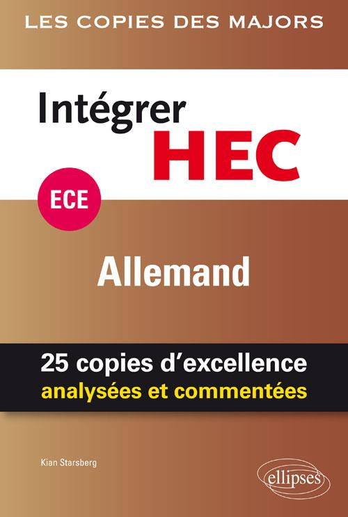 Intégrer HEC. ECE/ECS Allemand