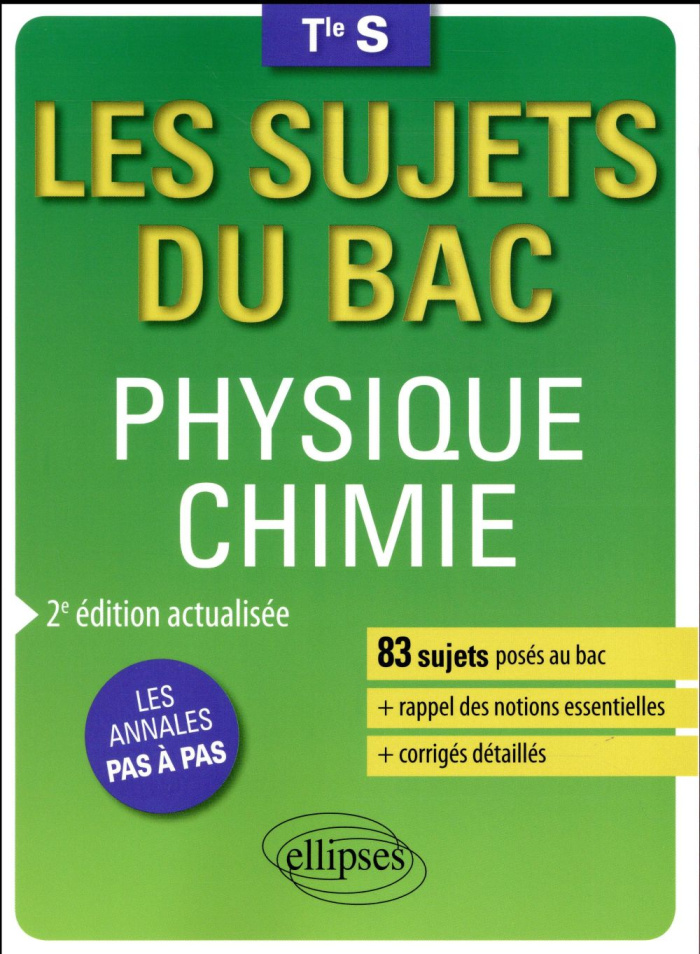 Physique-Chimie Tle S. Enseignements spécifique et de spécialité, 2e édition