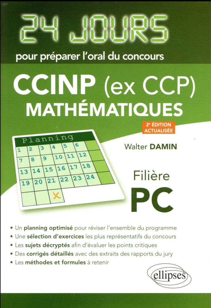 Mathématiques. Concours CCP, Filière PC, 2e édition revue et corrigée