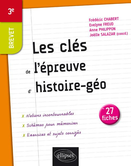 Les clés de l'épreuve d'Histoire, Géographie EMC en 27 fiches Brevet 3e. Edition 2018