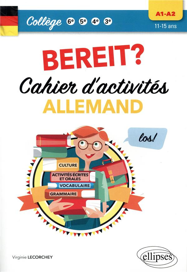 Allemand Collège 6e, 5e, 4e, 3e Bereit? Cahier d'activités A1-A2