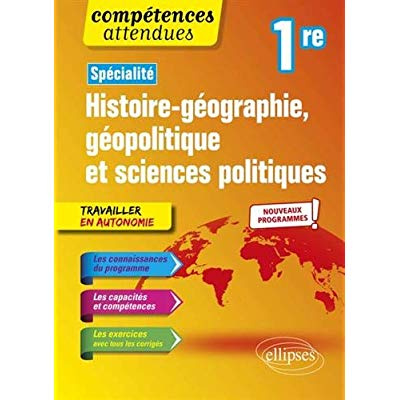 Histoire-géographie, géopolitique et sciences politiques 1re