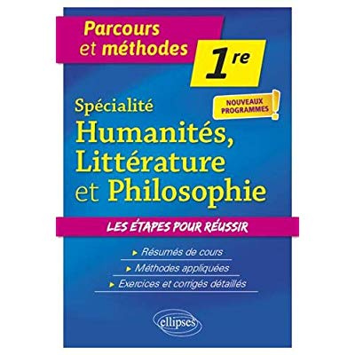 Spécialité humanités, littérature et philosophie 1re. Edition 2019