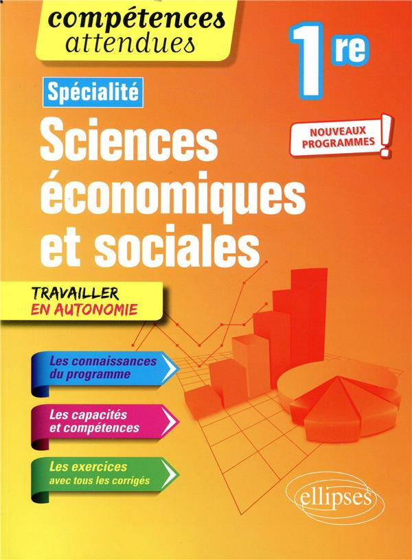 Spécialité sciences économiques et sociales 1re. Edition 2019
