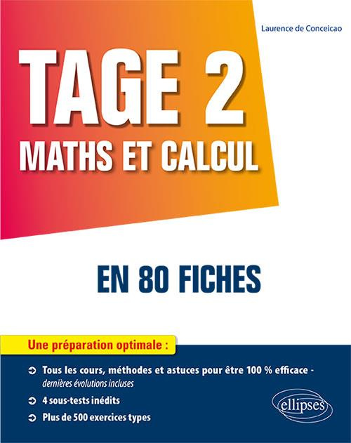 TAGE 2. Maths et calcul en 80 fiches