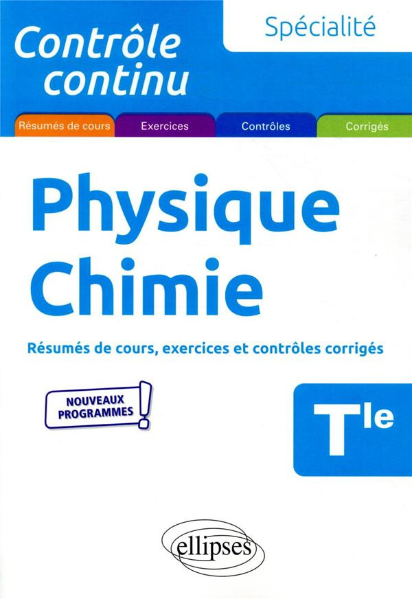 Spécialité Physique-Chimie Tle. Edition 2020