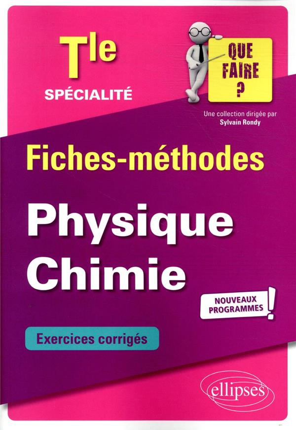 Physique-chimie spécialité Terminale. Edition 2020