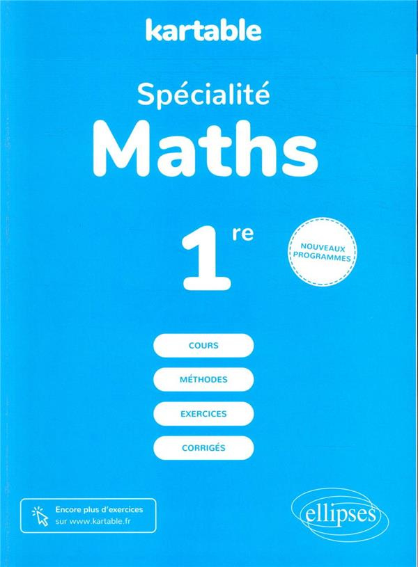 Spécialité Maths 1re Kartable